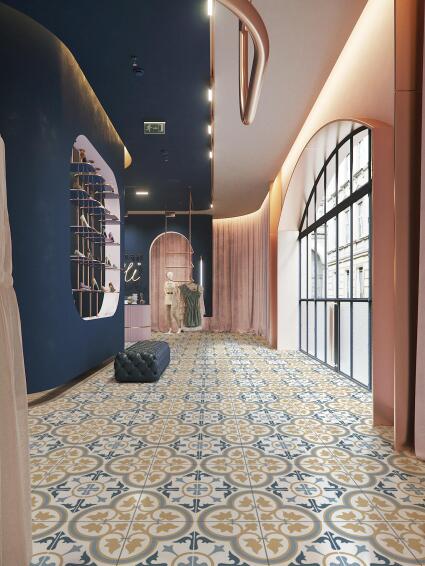 Floor tile  porcelain dover beige 450x450mm