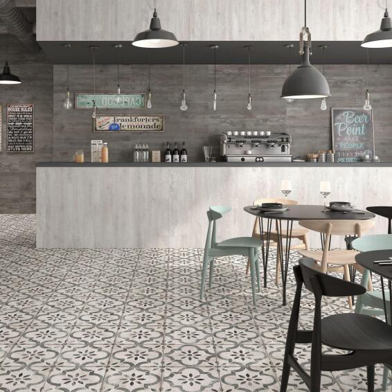 Floor tile  porcelain leeds grey 450x450mm