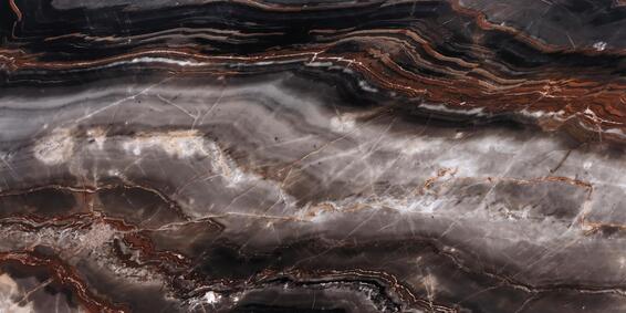 Floor Tile Porcelain Onyx Brown Gloss L120cm x W60cm
