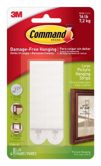 2 x 3M Command Micro Hooks 3-Pack - White