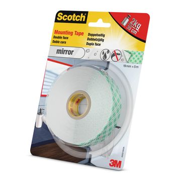 Mounting tape double face mirror waterproof 19mmx5m scotch