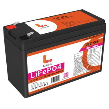 Lalela Garage Motor Lithium Battery Lifepo4 24V 6AH