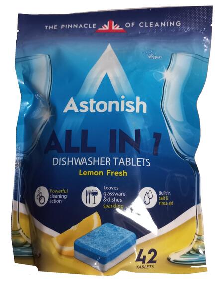 DISHWASHER TABLETS ASTONISH ALLINONE 42