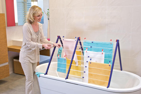 Leifheit Pegasus190 Extended Bathtub Clothes Drying Rack