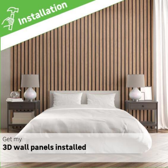 3D Wall Panels Installation