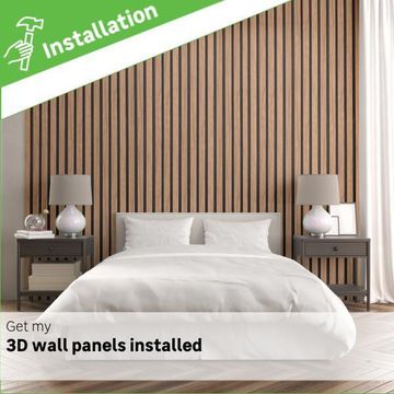 3D Wall Panels Installation