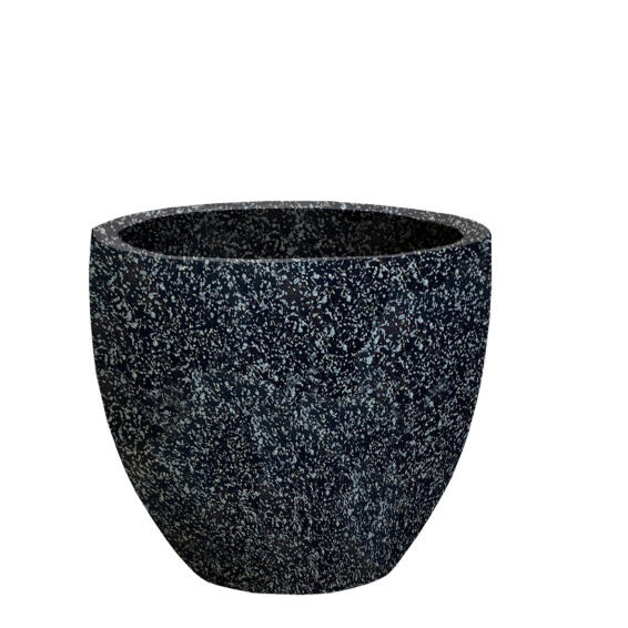 EGG POT SMALL GRANITE DARK SEALED
