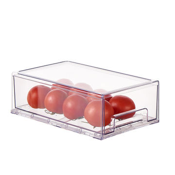 Kitchen Stackable Fridge Storage 33.7X21X11Cm