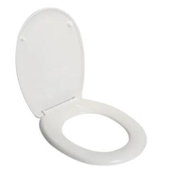 Sensea Sparta Soft Close Oval Toilet Seat White | LEROY MERLIN South Africa