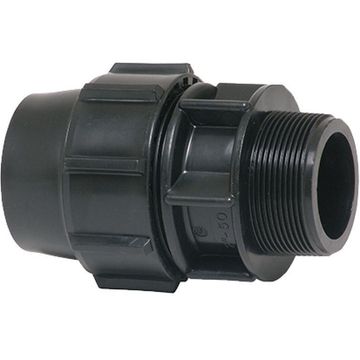 Coupler polyware 25mm x 3/4"