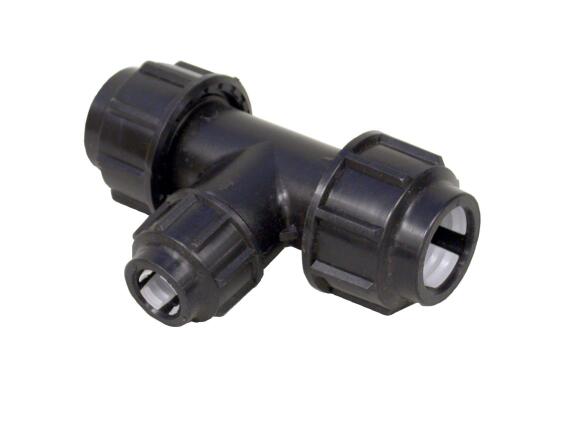 Reducing tee hdpe 32mm x 25mm