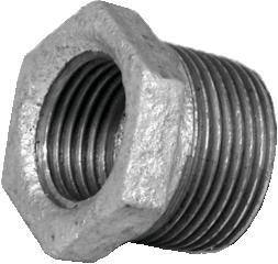 Reducing bush galvanised m x f 3/4