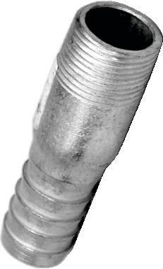 Galv Nipple Swage 1/2