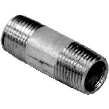 Nipple barrel galvanised 3/4