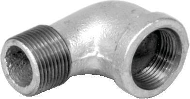 Ellbow galvanised 90 degree m x f 3/4