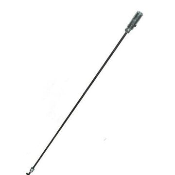 Drain clean steel sewer rod 6mm x 1m
