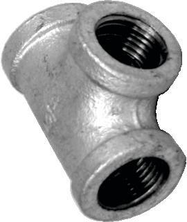 Tee galvanised 3/4