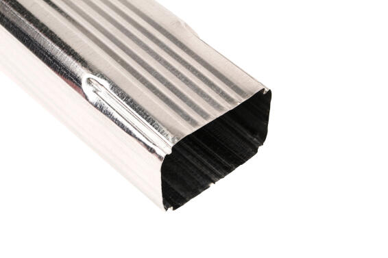 Galvanized Steel Square Downpipe 75mm x 100mm x 1.8m PREMIER