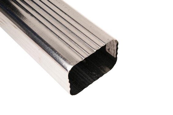 Galvanized Steel Square Downpipe 100mm x 100mm x 1.8m PREMIER