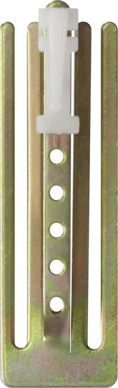 Adjustable curtain pleat hooks silver