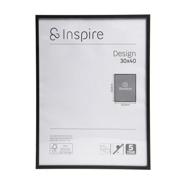 Inspire frame design black 30x40cm