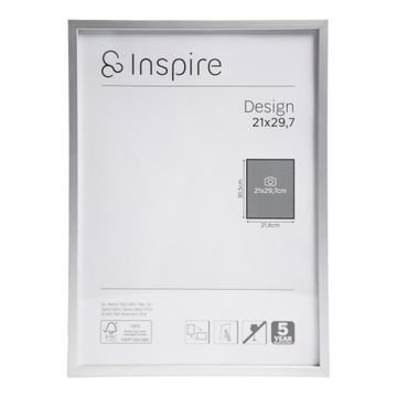 Inspire frame design silver 21x29.7cm