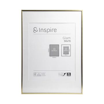 Inspire  glam frame brass 50x70cm 