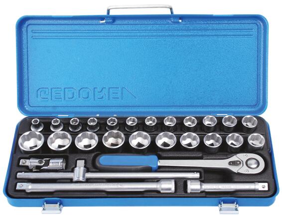 GEDORE 19/22 TMUT 27PCS SOCKET SET