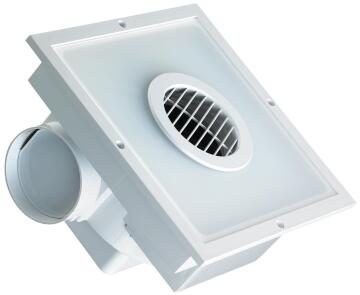 EUROLUX LED SQUARE EXTRACTOR FAN WITH LIGHT 20W