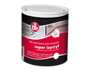 Waterproofing compound abe super laycryl charcoal 1 litre
