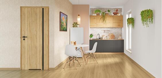 Artens PVC Flooring Fort Invarell L122cm x W18cm (1.76m2/box)