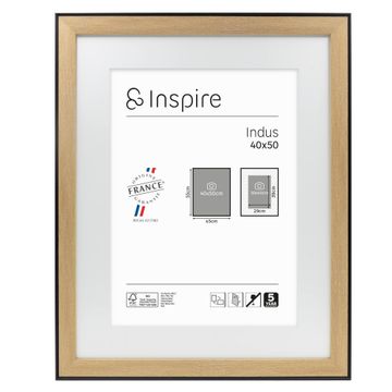 Inspire industriel frame oak 40x50cm