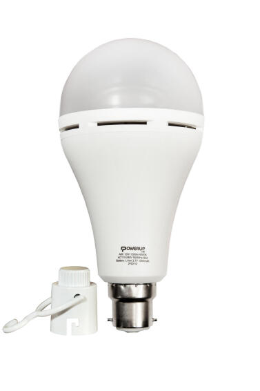 RECHARGEABLE LIGHT BULB A80 12W COOL WHITE B22 POWER UP
