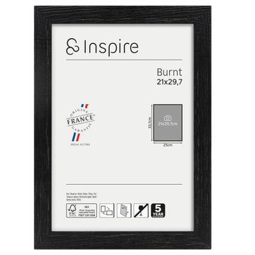 Inspire frame burnt black 21x29.7cm