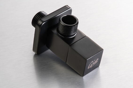 GIO Quarter Turn Angle Valve Matt Black