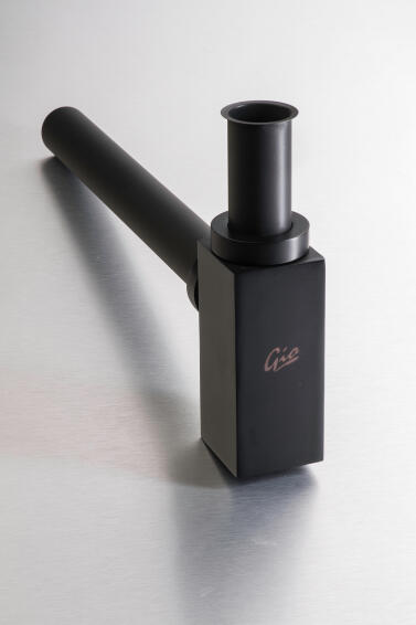 GIO Square Bottle Trap 32cm x 32cm Matt Black