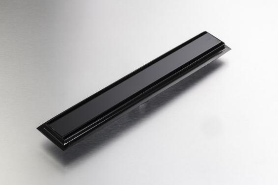 Shower Channel Solid 500mm Matt Black