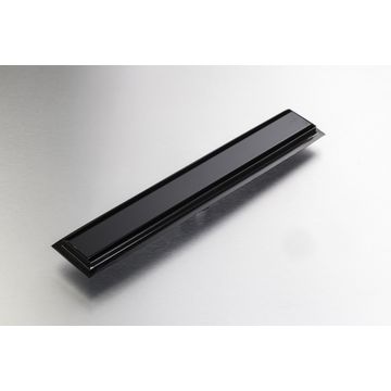 Shower Channel Solid 500mm Matt Black