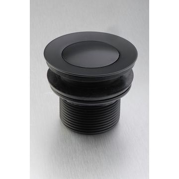 Pop up Bath Waste Long Matt Black