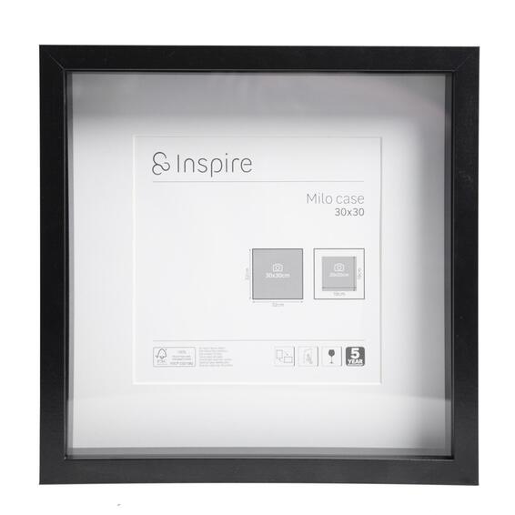 Inspire  milo case frame black 30x30cm