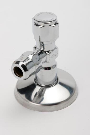 Angle valve ISM chrome plated 1/2
