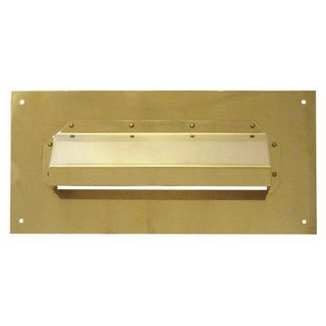Plate letter brass hooded eurobrass