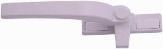 Window casement white aluminium right hand euro brass