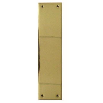 Push plate brass victorian 300x75mm V12 euro brass