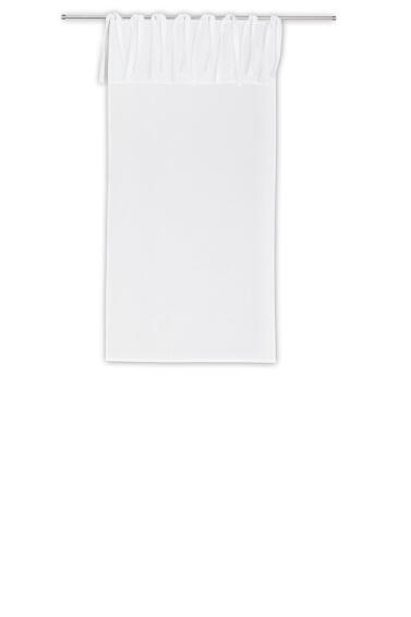 Café Curtain Tab Tie White 2 Pack 60x120cmx2