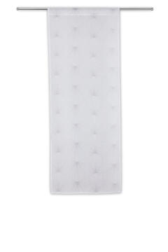 Café Curtain Kita Kita White & Grey 2 Pack 45x120cm