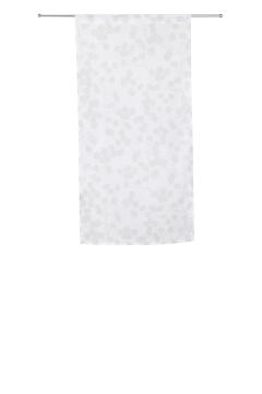 Café Curtain Finger White & Grey 2 Pack 60x120cm