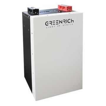 Greenrich 4.96kWh 96Ah 51.2VDC Wall Mount LIFePO4 Battery