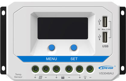 Solar Charge Controller with USB & LCD 30A 24/48V