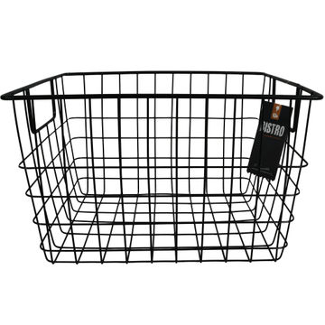 Kitchen Food Storage Metal Bastet Black 30X27Xh14Cm